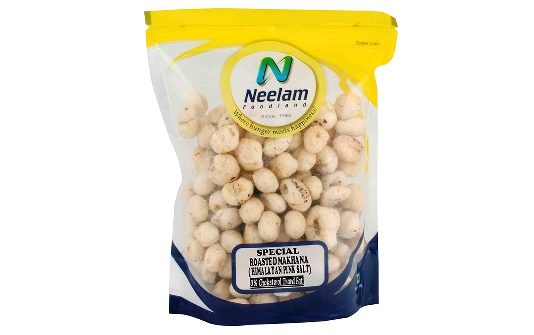 Neelam Foodland Special Roasted Makhana (Himalayan Pink Salt)   Pack  90 grams